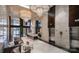 Grand lobby with modern chandeliers, comfortable seating, and concierge service for a welcoming entrance at 222 S Caldwell St # 1801, Charlotte, NC 28202