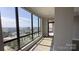 High rise condo with an incredible city view from a large window at 222 S Caldwell St # 1801, Charlotte, NC 28202