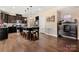 Spacious kitchen boasts a functional island with bar seating and ample storage for convenience at 2262 Galloway Sw Ln, Concord, NC 28025