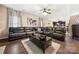 Inviting living room showcases a comfortable sectional sofa and stylish decor for a cozy atmosphere at 2262 Galloway Sw Ln, Concord, NC 28025