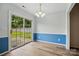 Bright dining area with sliding glass door for natural light and easy access to the backyard at 2290 Kestrel Dr, Rock Hill, SC 29732
