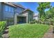 An expansive backyard with manicured lawn and inviting outdoor living space at 3473 Willow Oak Rd, Charlotte, NC 28209