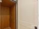 Interior view of a wood-paneled elevator at 3473 Willow Oak Rd, Charlotte, NC 28209