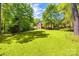 Wooded backyard with fence surrounding the property at 364 Stone Cliff Ln, Clover, SC 29710