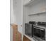 Convenient laundry room featuring modern washer and dryer with tile flooring at 4019 Plaza Row Ct, Charlotte, NC 28205
