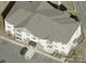 Aerial view of building featuring private balconies and ample parking space at 4312 Tantilla Cir, Charlotte, NC 28215