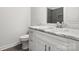 Modern bathroom featuring white marble countertop at 508 Clegg St, Shelby, NC 28150