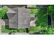 Aerial view of a fenced backyard with patio and lawn at 6153 Kilchurn Dr, Fort Mill, SC 29707