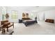 A spacious main bedroom with ample natural light, neutral carpeting, and modern decor at 6702 Carradale Way, Charlotte, NC 28278