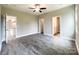Spacious bedroom featuring wood-look floors and multiple entryways at 712 N Washington St, Shelby, NC 28150