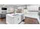 Bright, open kitchen layout with a large island and seamless flow into the living area at 11228 Island View Ln, Lancaster, SC 29720