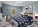 This bedroom features decor, a bed, and a window with bright natural light at 1195 Ralph B Keener Rd, Lincolnton, NC 28092