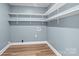 Well-organized pantry space with sturdy shelving and new flooring, offering ample storage at 1195 Ralph B Keener Rd, Lincolnton, NC 28092