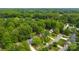 A neighborhood with mature tree coverage and well manicured lawns at 13324 Kintyre Ct, Matthews, NC 28105