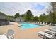 Community pool with plenty of lounge chairs around the pool to enjoy a relaxing time at 139 High Ridge Rd, Mooresville, NC 28117