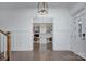 Stylish home office featuring built-in bookshelves and desks, offering an organized workspace at 1528 Half Pint Loop, Fort Mill, SC 29708