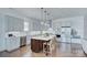 Bright kitchen featuring stainless steel appliances, a center island, and plenty of cabinets at 1528 Half Pint Loop, Fort Mill, SC 29708