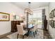 Inviting dining room with stylish table setting and elegant decor at 19006 Brandon James Dr, Cornelius, NC 28031