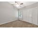Bedroom featuring neutral walls and carpet with double-door closet at 194 Riverview Ter, Clover, SC 29710