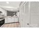 Bright kitchen featuring white cabinets, granite countertops, and modern appliances at 194 Riverview Ter, Clover, SC 29710
