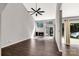 Bright living room featuring vaulted ceilings, gas fireplace, and hardwood floors at 194 Riverview Ter, Clover, SC 29710