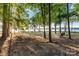Picturesque playground with swings and picnic tables near the water, surrounded by mature trees at 194 Riverview Ter, Clover, SC 29710