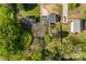 Aerial view of homes with mature trees at 300 Cherry St, Belmont, NC 28012
