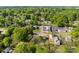 Aerial view of homes in a lush, green neighborhood at 300 Cherry St, Belmont, NC 28012