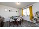 Charming dining room with modern decor, bright windows, and a cozy atmosphere for Gathering meals and gatherings at 3100 Cheyney Park Dr, Charlotte, NC 28269
