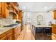 Featuring wooden cabinetry, granite countertops, and stainless steel appliances at 401 Yorkfield Dr, Shelby, NC 28150
