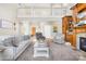 Spacious living room with high ceilings, a fireplace, and an open floor plan at 401 Yorkfield Dr, Shelby, NC 28150