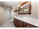 Bathroom with tile floors and vanity at 5303 Rogers Rd, Monroe, NC 28110