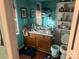 Efficient bathroom with a vanity and tile flooring at 605 Brookside Dr, Monroe, NC 28110
