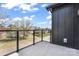 Balcony with metal railing, and a view of the neighborhood at 714 Falling Oak Aly # 18, Huntersville, NC 28078