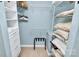 Organized walk-in closet with shelving, drawers, and ample storage space at 729 Lochaven Rd, Waxhaw, NC 28173
