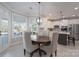 Well-lit kitchen and breakfast nook area with views of the back yard at 8014 Avanti Dr, Marvin, NC 28173