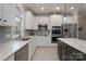 Well-equipped kitchen with granite countertops, stainless steel appliances, and a center island at 8014 Avanti Dr, Marvin, NC 28173