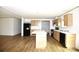 Kitchen boasts modern appliances, an island, and hard surface floors at 828 Long Bow Rd, Salisbury, NC 28144