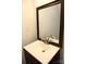 Cozy bathroom featuring a modern sink, vanity, and brushed nickel faucet with large mirror at 8820 First Run Ct, Charlotte, NC 28215