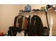 Walk-in closet with ample storage space and organizational options for clothes and accessories at 8820 First Run Ct, Charlotte, NC 28215