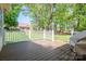 Spacious backyard with a wooden fence and gazebo at 1 Horace Grigg Cir, Shelby, NC 28152
