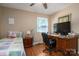 Cozy bedroom with hardwood floors and a study desk at 1 Horace Grigg Cir, Shelby, NC 28152