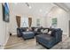 Bright living room with luxury vinyl flooring, lots of light, and vaulted ceilings at 113 Mcgill Nw Ave, Concord, NC 28025