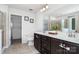 Bathroom boasts a double vanity, glass shower, and access to walk-in closet at 1176 Shiloh Bend Trl, Fort Mill, SC 29715