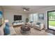 Bright living room with plush seating, modern entertainment center, and stylish decor at 1222 Glenarden Dr, Rock Hill, SC 29730