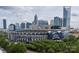 View of the skyline of Charlotte, NC from behind the Bank of America stadium at 12435 Mallard Dr, Charlotte, NC 28269
