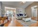 Comfortable living room offering an open floor plan connecting to the dining and kitchen areas at 1252 Spring View Ct, Rock Hill, SC 29732