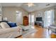 Inviting living room with a vaulted ceiling, hardwood floors, and open layout at 1252 Spring View Ct, Rock Hill, SC 29732