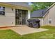 This patio has a grill and sliding glass doors that provides a seamless transition between indoor and outdoor living at 1252 Spring View Ct, Rock Hill, SC 29732