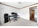 Office space with neutral carpet, modern desk setup, and room for productivity at 1981 Line Rd, Lancaster, SC 29720